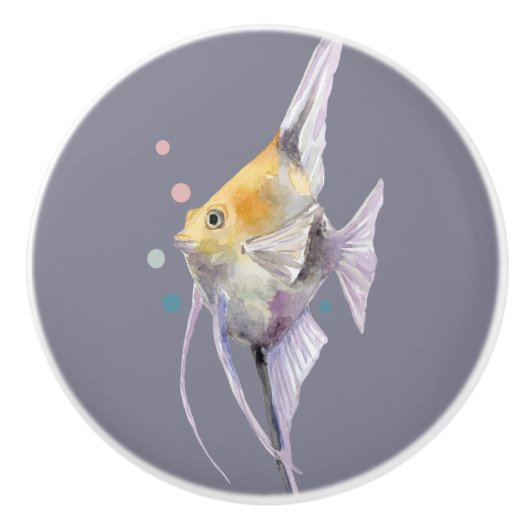 トロピカルフィッシュバケーションビーチ セラミックノブ (正面)