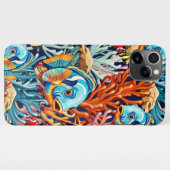 トロピカルフィッシュ カラフル サマー ヴィブス iPhoneケース (裏面横)