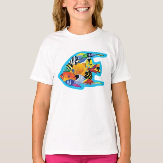 トロピカルフィッシュ グループ Tシャツ (正面)