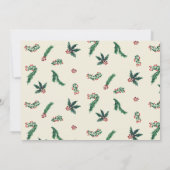 トロピカルフィフホイールキャンパーRVクリスマスカード 招待状 (裏面)