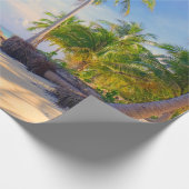 トロピカルフィリピンアイランドビーチパームパラダイス ラッピングペーパー (角)