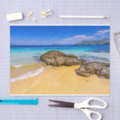 トロピカルフィリピンサンディビーチ島 薄葉紙 (クラフト)