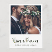 トロピカルフェスティバルの手紙の写真ありがとう ポストカード (正面)