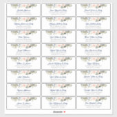 トロピカルフェスティングゲストナーズ住所 シール (シート)