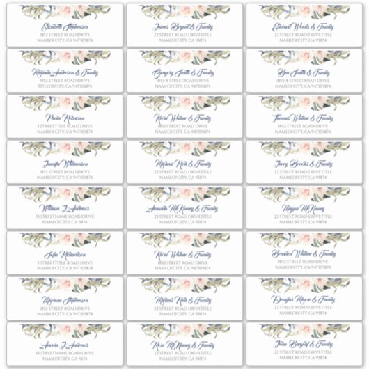 トロピカルフェスティングゲストナーズ住所 シール (正面)