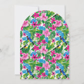 トロピカルフェスティングハワイルアウ（ハワイ式宴会）30th誕生日パーティー 招待状 (裏面)