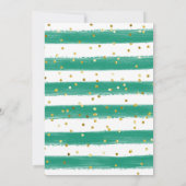 トロピカルフォレストスロスベビーシャワー招待状 招待状 (裏面)