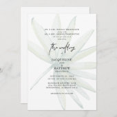 トロピカルフォンドブッペンダーズ結婚式招待状 招待状 (正面/裏面)