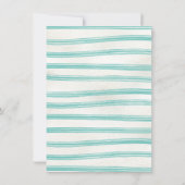 トロピカルフラブロンデガールバースデーパーティー 招待状 (裏面)