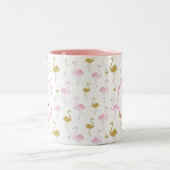 トロピカルフラミパーソナライズされたンゴツートーンマグ ツートーンマグカップ (中央)