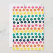 トロピカルフラミングルベビーシャワー招待状 招待状 (裏面)