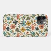 トロピカルフラミンゴとヤシの木の模様 Case-Mate iPhoneケース (裏面(横))
