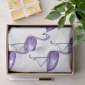 トロピカルフラミンゴシリーズデザイン10 薄葉紙 (ギフト)