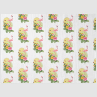 トロピカルフラミンゴシリーズデザイン11 薄葉紙