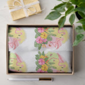 トロピカルフラミンゴシリーズデザイン12 薄葉紙 (ギフト)