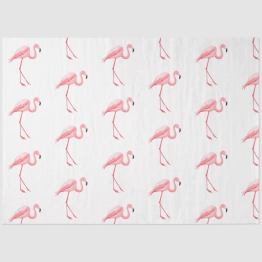 トロピカルフラミンゴシリーズデザイン15 薄葉紙 (正面)
