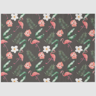 トロピカルフラミンゴシリーズデザイン18 薄葉紙