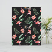 トロピカルフラミンゴススクラップブック紙 (スタンド正面)