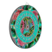 トロピカルフラミンゴスファミリーネームビーチハウス ダーツボード (正面左)