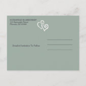 トロピカルフラミンゴスファミリー懇親会保存日 案内ポストカード (裏面)