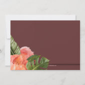 トロピカルフラミンゴスプロム招待状 招待状 (裏面)