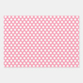 トロピカルフラミンゴスラッピング紙セット3 ラッピングペーパーシート (正面2)