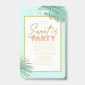 トロピカルフラミンゴパームズスウィート16 ID922 バッジ (Back)