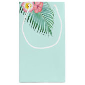 トロピカルフラミンゴパームズSweet sixteenID926 スモールペーパーバッグ (裏面)