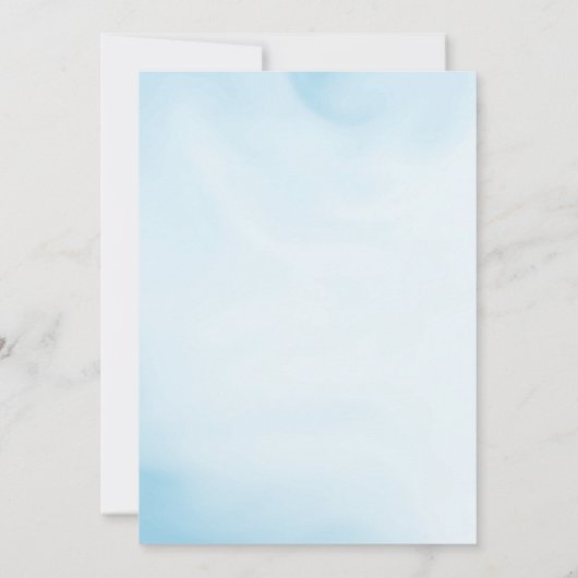 トロピカルフラミンゴプールパーティー誕生日 招待状 (裏面)