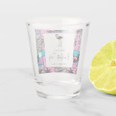 トロピカルフラミンゴマイアミビーチバチェロレッテ ショットグラス (裏面)