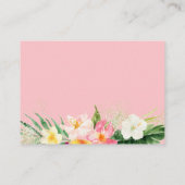 トロピカルフラミンゴ予約リクエストカード エンクロージャーカード (裏面)