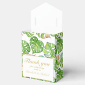 トロピカルフラミンゴ葉パームズピンクグリーン フェイバーボックス (オープン)