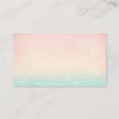 トロピカルフラミンゴ赤ちゃんシャワーおむつラッフルカード エンクロージャーカード (裏面)