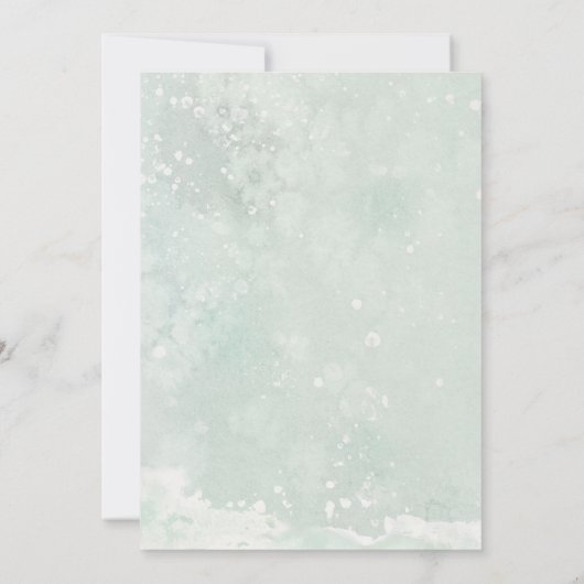 トロピカルフラミンゴ60歳の誕生日パーティーの招待 招待状 (裏面)