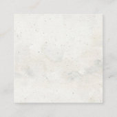 トロピカルフラワーおむつラッフルベビーシャワー エンクロージャーカード (裏面)