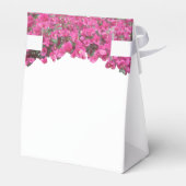 トロピカルフラワーのウェディング フェイバーボックス (裏面サイド)