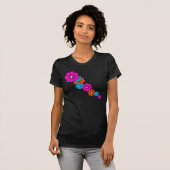 トロピカルフラワーのTシャツ Tシャツ (正面フル)