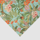 トロピカルフラワーアンドパームレインフォレストティッシュペーパー 薄葉紙 (詳細)