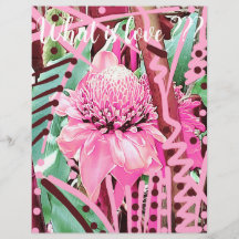 トロピカルフラワーオブライフ結婚ズラブフライヤー