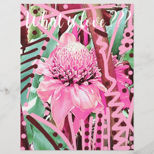 トロピカルフラワーオブライフ結婚ズラブフライヤー チラシ (正面)