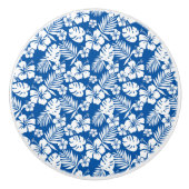 トロピカルフラワーキャビネット – 引き出しノブ セラミックノブ (正面)