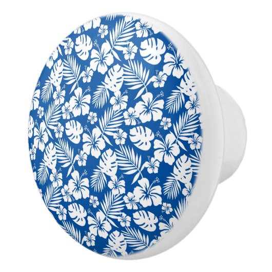 トロピカルフラワーキャビネット – 引き出しノブ セラミックノブ (右)