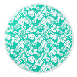 トロピカルフラワーキャビネット – 引き出しノブ セラミックノブ