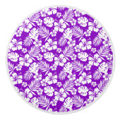 トロピカルフラワーキャビネット – 引き出しノブ セラミックノブ (正面)