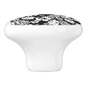 トロピカルフラワーキャビネット – 引き出しノブ セラミックノブ (側面)