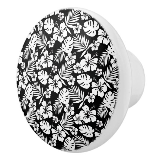 トロピカルフラワーキャビネット – 引き出しノブ セラミックノブ (右)