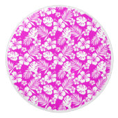 トロピカルフラワーキャビネット – 引き出しノブ セラミックノブ (正面)