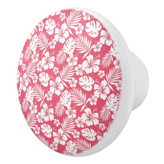 トロピカルフラワーキャビネット – 引き出しノブ セラミックノブ (右)