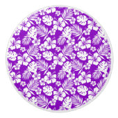 トロピカルフラワーキャビネット – 引き出しノブ セラミックノブ (正面)