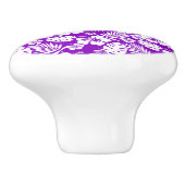 トロピカルフラワーキャビネット – 引き出しノブ セラミックノブ (側面)